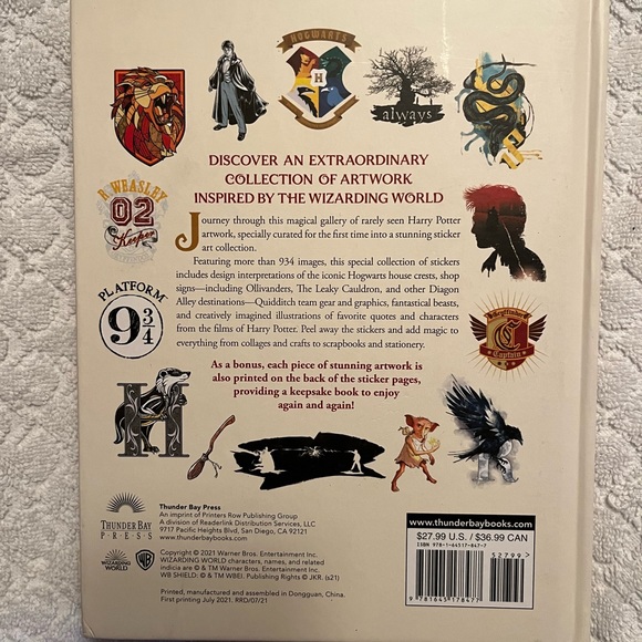 Harry Potter World of Stickers - by Editors of Thunder Bay Press - Picture 3 of 7